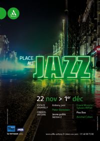 Place Au Jazz. Du 22 novembre au 1er décembre 2019 à ANTONY. Hauts-de-Seine.  20H30